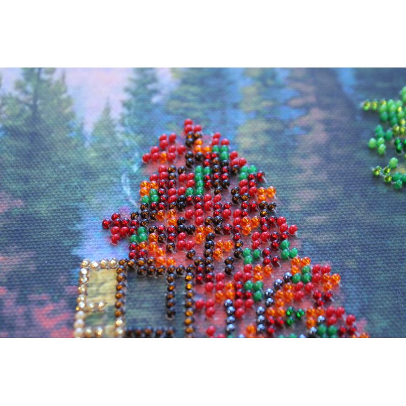 Main Bead Embroidery Kit Mountain river