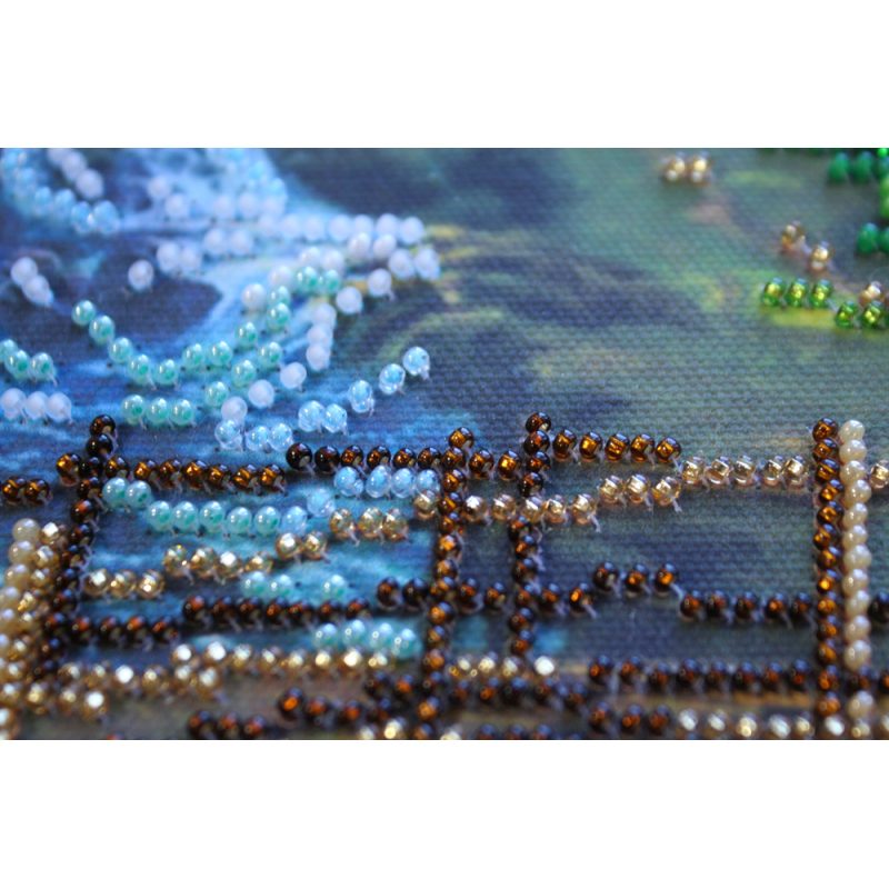 Main Bead Embroidery Kit Mountain river