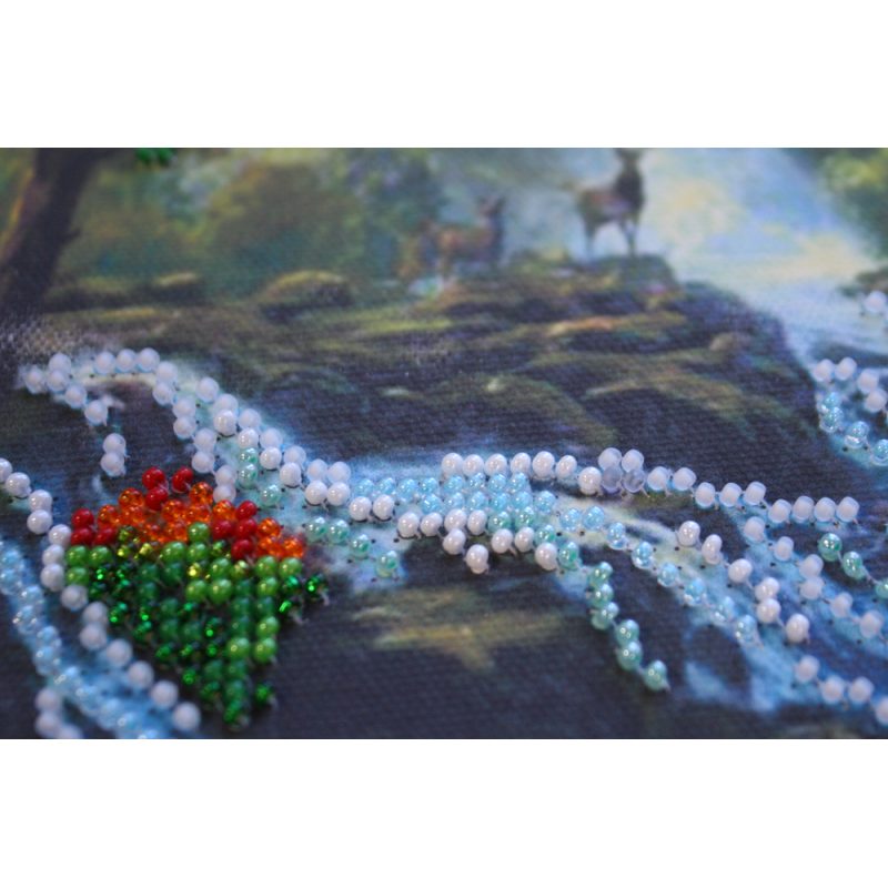 Main Bead Embroidery Kit Mountain river