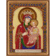 Main Bead Embroidery Kit Icon of the Mother of God “The Quick to Hearken”