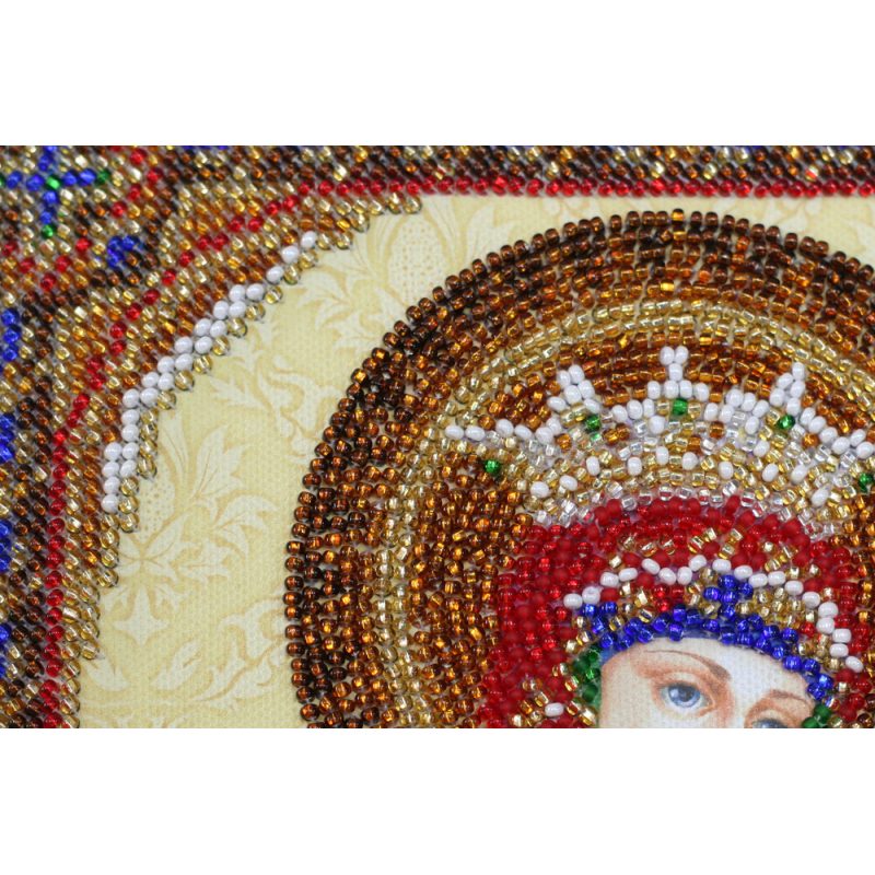 Main Bead Embroidery Kit Icon of the Mother of God “The Quick to Hearken”
