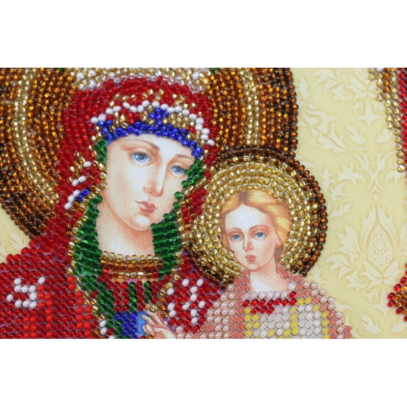Main Bead Embroidery Kit Icon of the Mother of God “The Quick to Hearken”