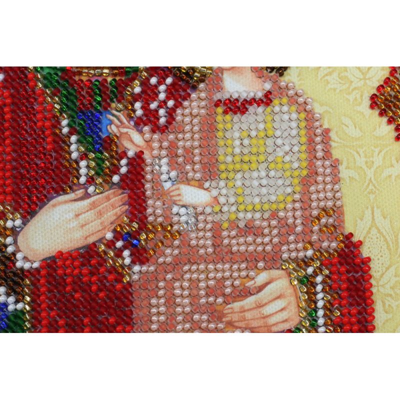 Main Bead Embroidery Kit Icon of the Mother of God “The Quick to Hearken”