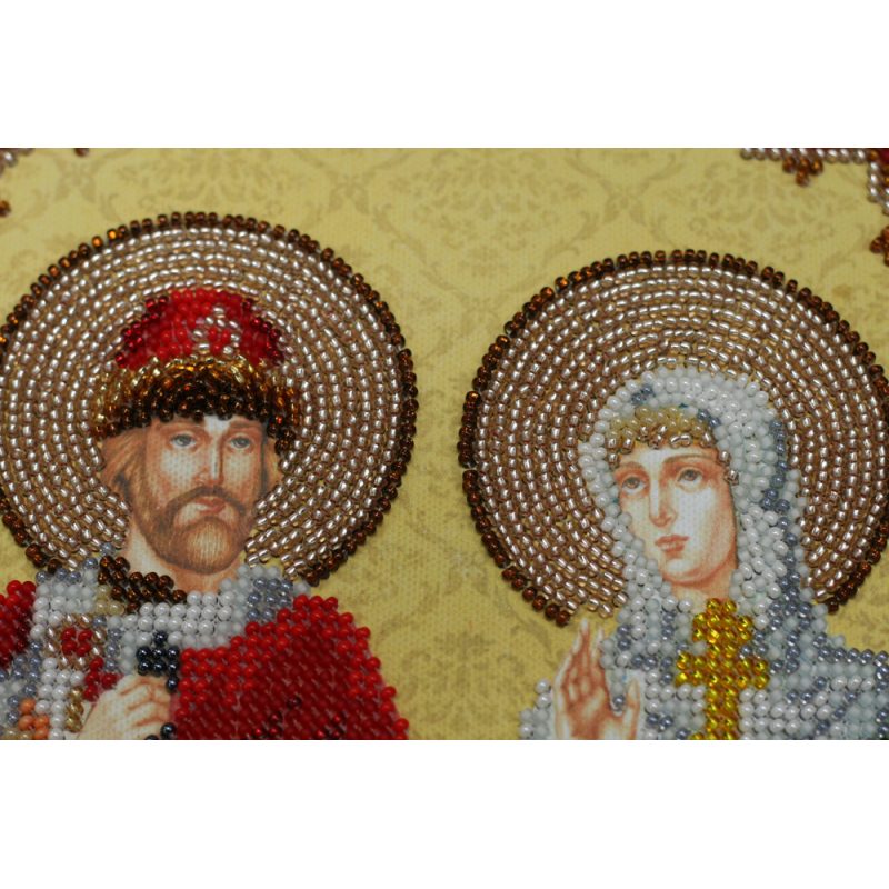 Main Bead Embroidery Kit Icon of St.Petr the Prince and St.Fevronia the Princess