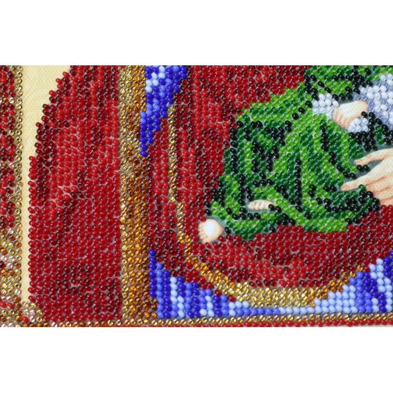 Main Bead Embroidery Kit Icon of the Mother of God "Refreshing and Refuge"