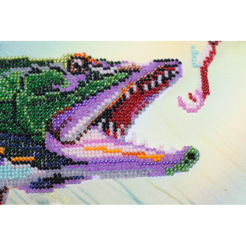 Main Bead Embroidery Kit On the hook
