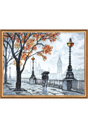 Main Bead Embroidery Kit Autumn embankment