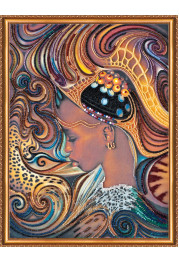Main Bead Embroidery Kit Africa daughter