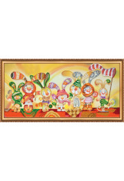 Main Bead Embroidery Kit Christmas carol