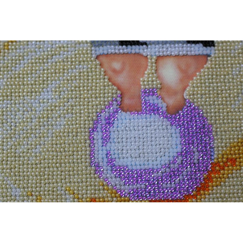Main Bead Embroidery Kit Girl on ball