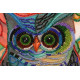Main Bead Embroidery Kit Smart eagle owl