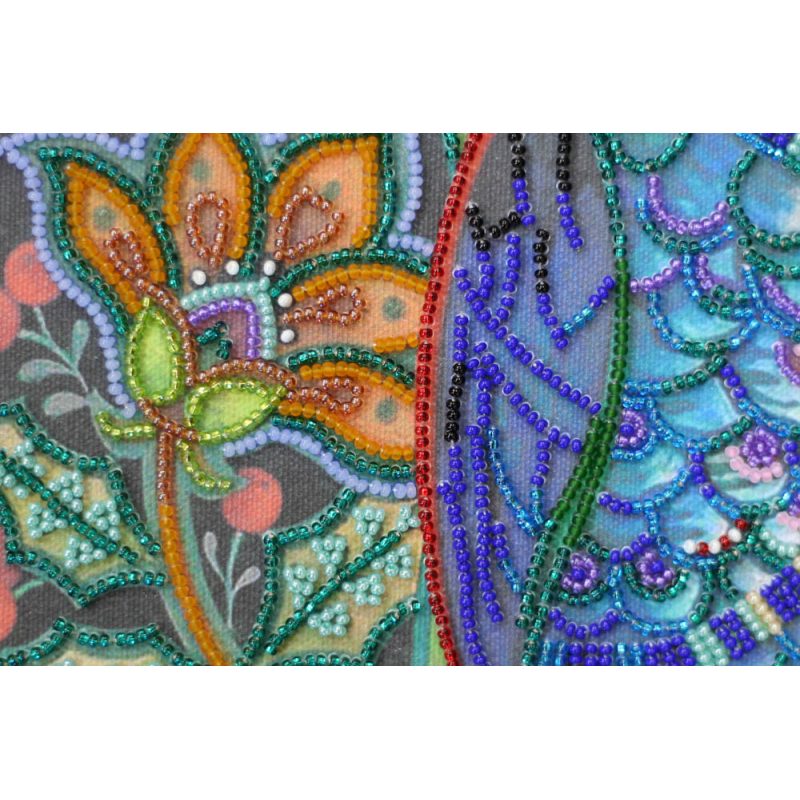 Main Bead Embroidery Kit Smart eagle owl