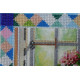 Main bead embroidery kits Hydrangea at window