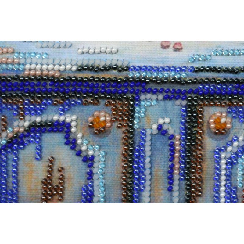Main bead embroidery kits Hydrangea at window