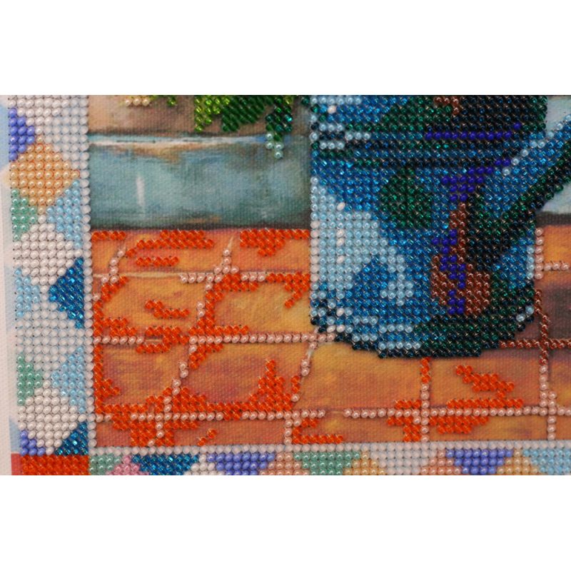 Main bead embroidery kits Hydrangea meets