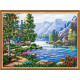 Main bead embroidery kits Mountain morning