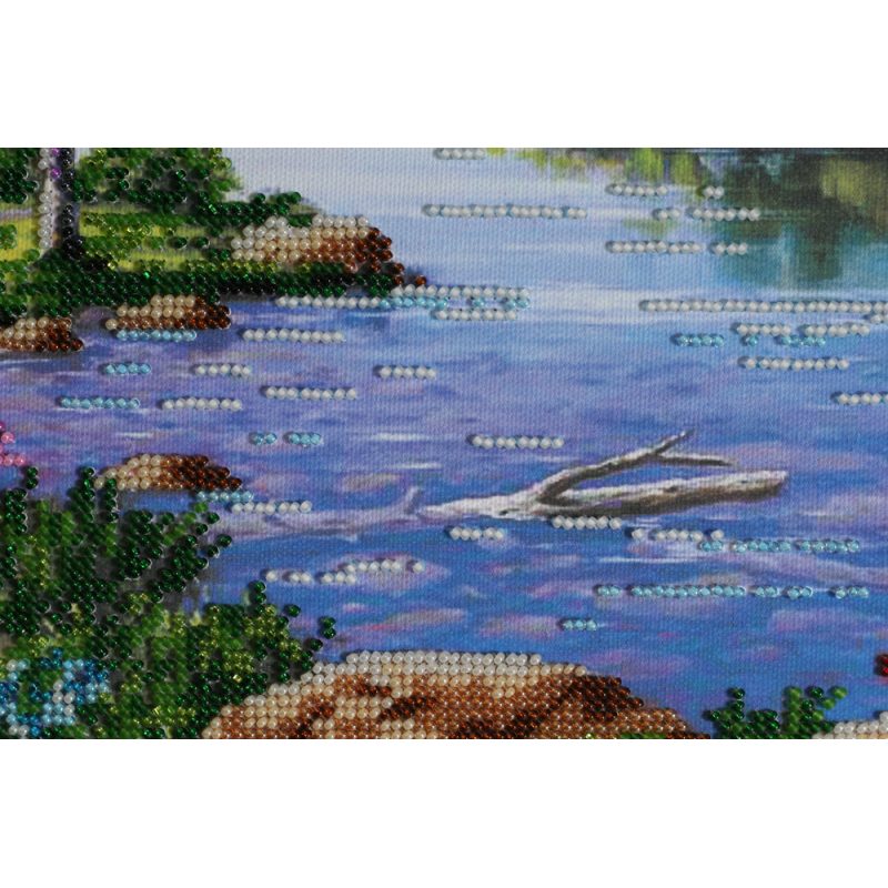 Main bead embroidery kits Mountain morning