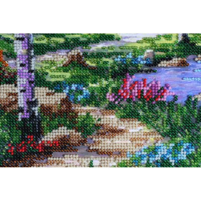 Main bead embroidery kits Mountain morning