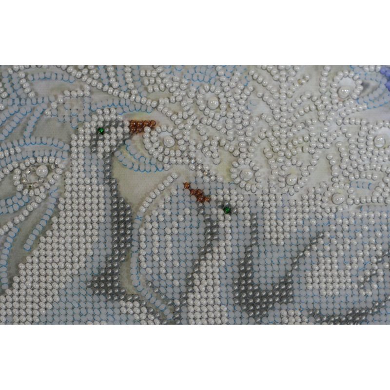 Main Bead Embroidery Kit White happiness