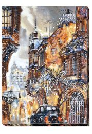 Main Bead Embroidery Kit December snowing