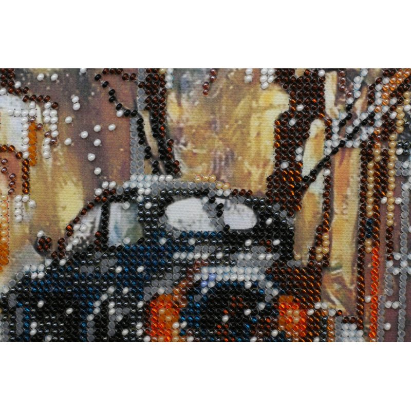 Main Bead Embroidery Kit December snowing