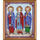 Main Bead Embroidery Kit Icons - Holy Martyrs Gurias, Abibus and Samon