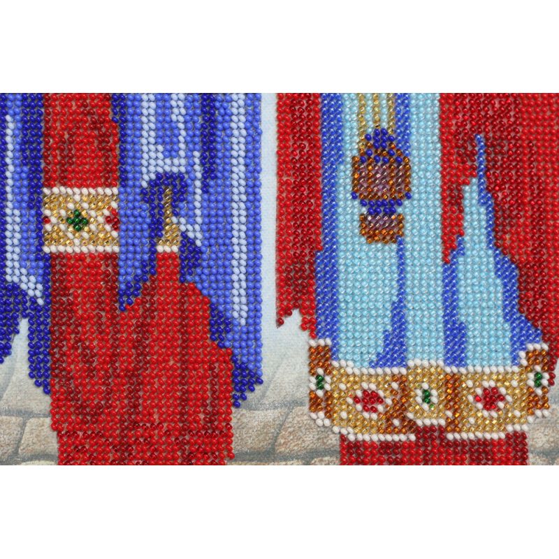 Main Bead Embroidery Kit Icons - Holy Martyrs Gurias, Abibus and Samon