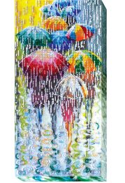 Main Bead Embroidery Kit Cheerful umbrellas