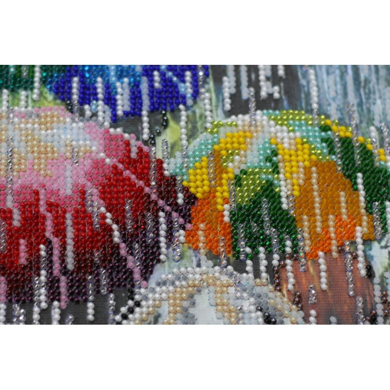 Main Bead Embroidery Kit Cheerful umbrellas