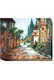 Main Bead Embroidery Kit Seaside street