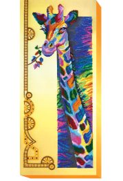 Main Bead Embroidery Kit Rainbow giraffe