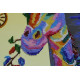 Main Bead Embroidery Kit Rainbow giraffe