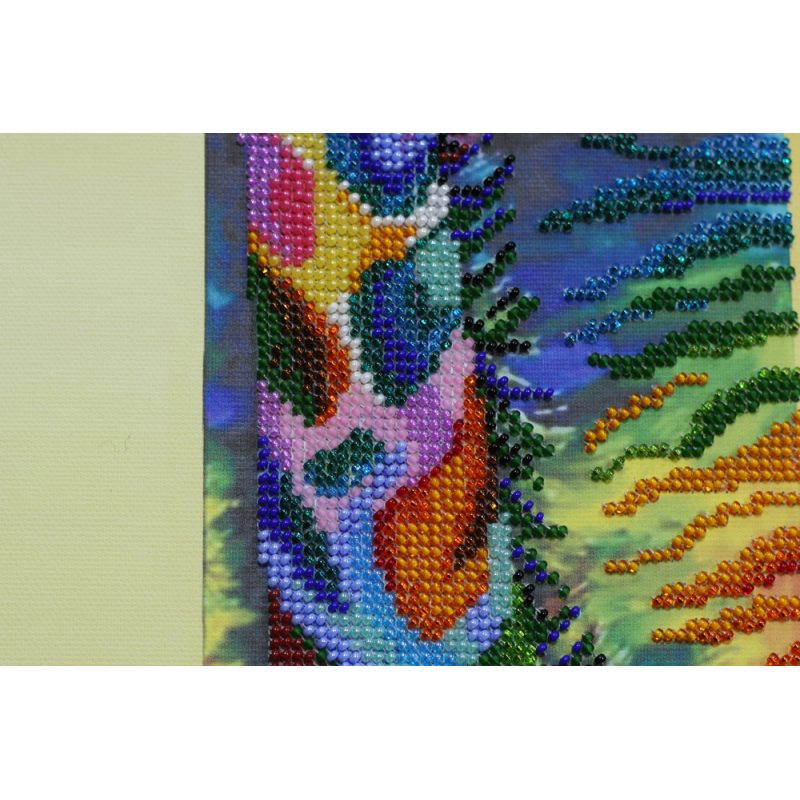 Main Bead Embroidery Kit Rainbow giraffe