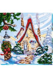 Main Bead Embroidery Kit Fabulous winter - 1