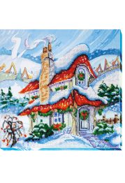 Main Bead Embroidery Kit Fabulous winter - 2