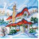 Main Bead Embroidery Kit Fabulous winter - 2