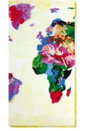 Main Bead Embroidery Kit World map - 2