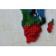 Main Bead Embroidery Kit World map - 2