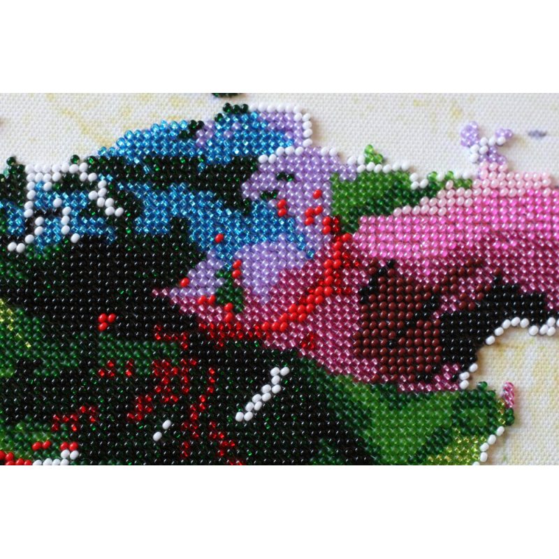 Main Bead Embroidery Kit World map - 3