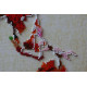 Main Bead Embroidery Kit World map - 3