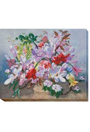 Main Bead Embroidery Kit Purple twilight