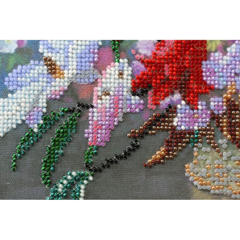 Main Bead Embroidery Kit Purple twilight