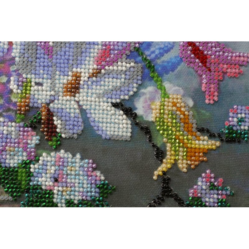 Main Bead Embroidery Kit Purple twilight