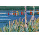 Main Bead Embroidery Kit Fire in sky blue - 2