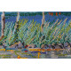 Main Bead Embroidery Kit Fire in sky blue - 2