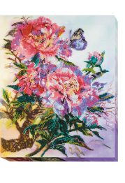 Main Bead Embroidery Kit China peonies