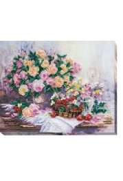 Main Bead Embroidery Kit Pink gauze