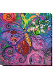 Main Bead Embroidery Kit Fly of butterfly