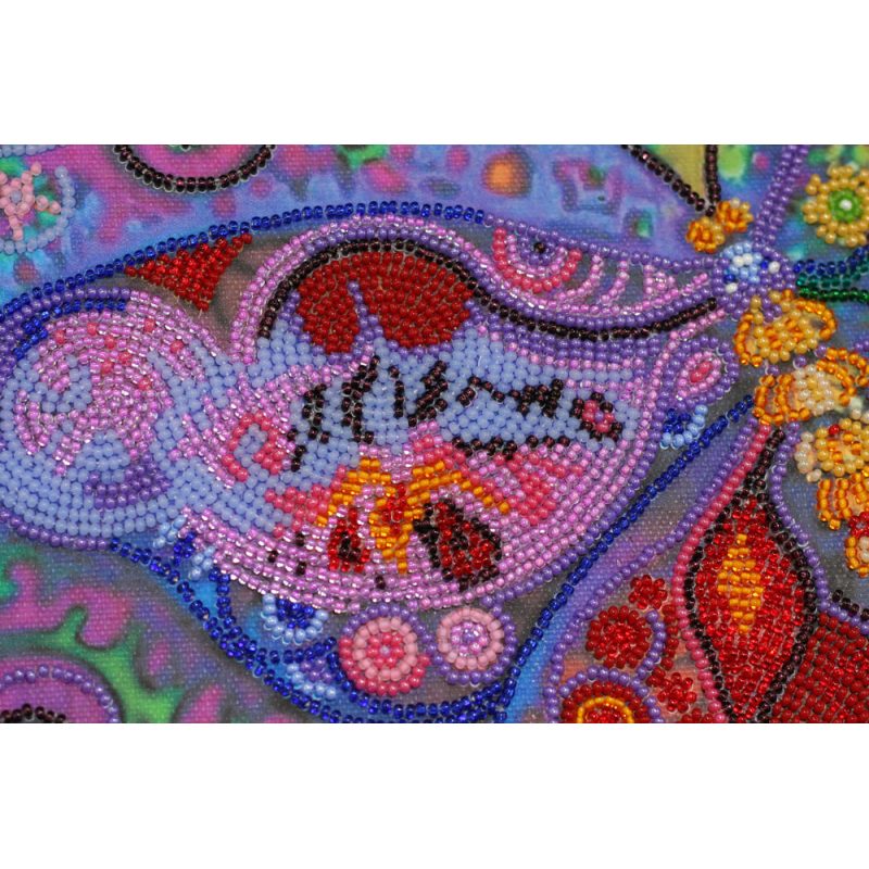 Main Bead Embroidery Kit Fly of butterfly