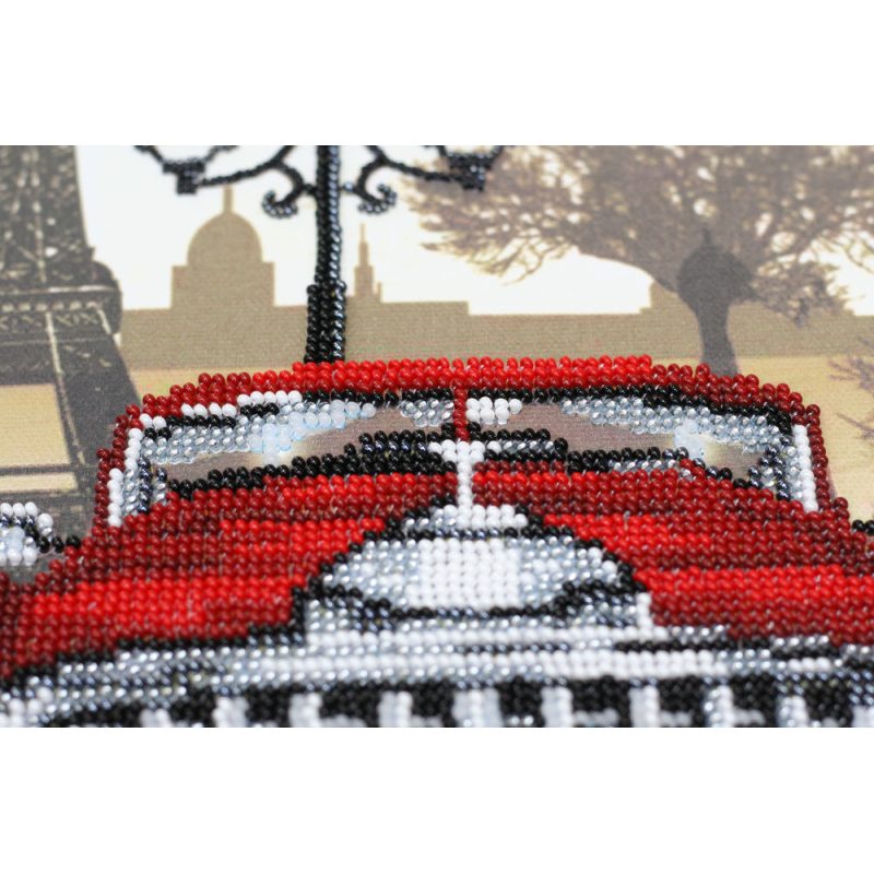 Main Bead Embroidery Kit Red and black